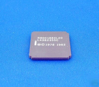 New R80C188XL20 R80C188 ic intel rare ceramic gold 