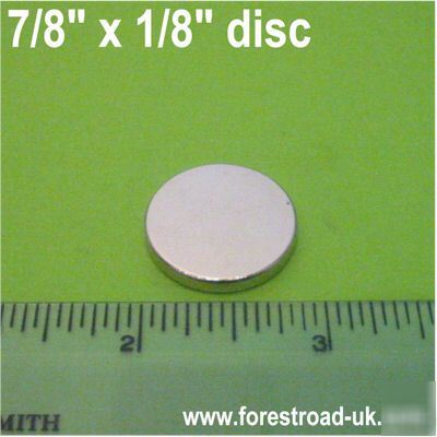 X10 neodymium disc 7/8