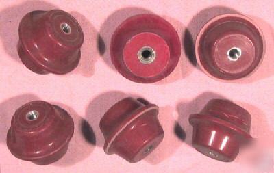 (4) rare, glastic electrical insulators / isolators