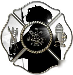 Firefighter decal reflective 4