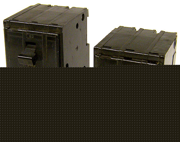 Lot 2 square d 70/30 amp 3-pole 70A 30A circuit breaker