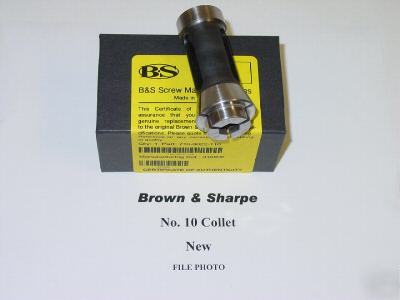 New brown & sharpe no 10 collet 5/8