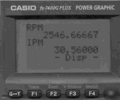 Machinist machine shop calculator, 68 programs loaded 
