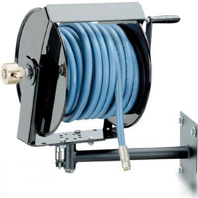 Air hose reel~mounting wall bracket~swivel mount~steel