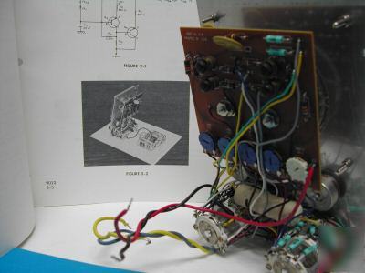 Educational transistor multimeter with training manuals