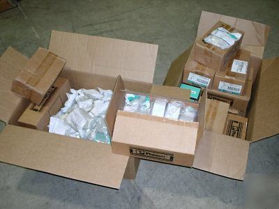 New lot of miscellaneous panduit raceway fittings/parts 