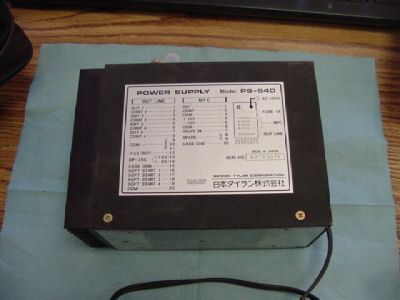 Nippon tylan model: ps-54D power supply <