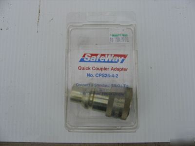 Safeway quick coupler adapter cps 25-4-2