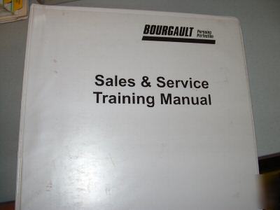 Sales & service training manual, bourgault implements