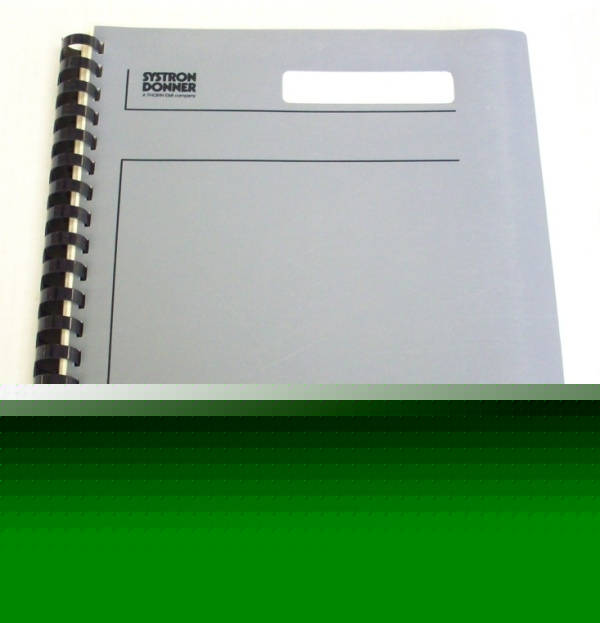 Systron donner 101C op/service manual - $5 shipping 