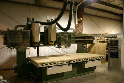 Wadkin cnc router, dual 64