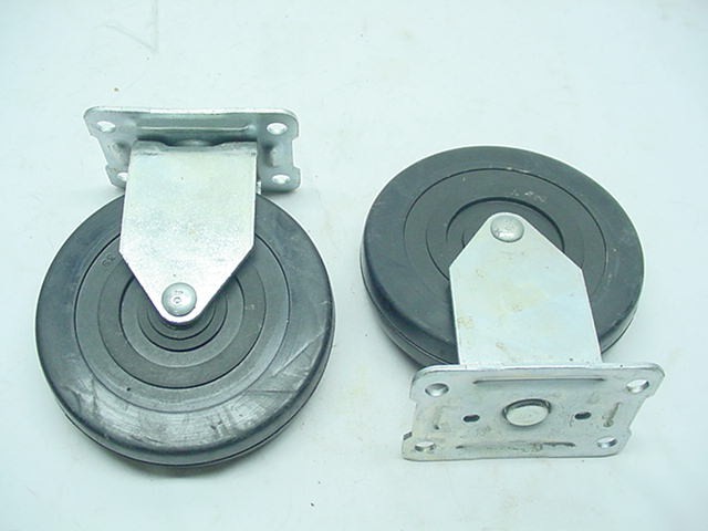 New 1 wagner casters rigid plate mount 5 inch 125LB