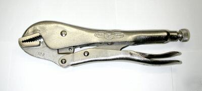 PetersenÂ® locking pliers straight-jaw vise grip