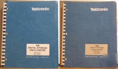 Tek tektronix 468 original service manuals vols i & ii
