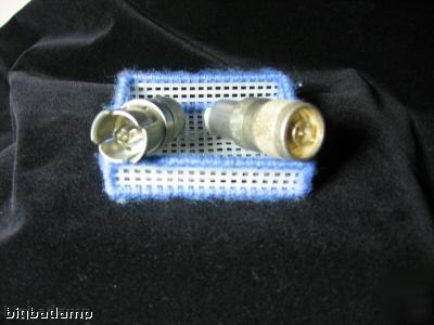 Two (2) general radio GR874 to n connector male 