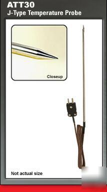 Uei ATT30 j-type 6IN liquid probe thermocouple with han