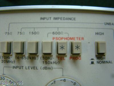 Anritsu ML424A true rms level meter psophometer