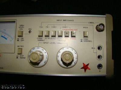 Anritsu ML424A true rms level meter psophometer