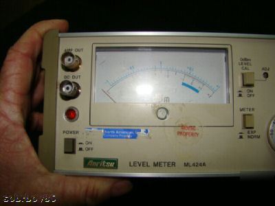 Anritsu ML424A true rms level meter psophometer