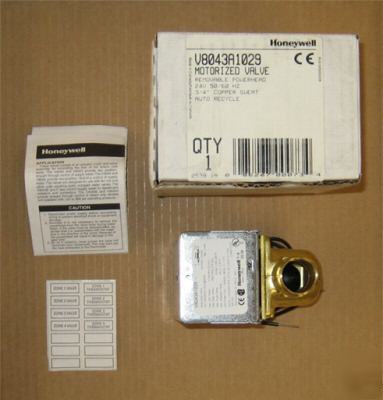 Honeywell motorized valve V8043A1029 