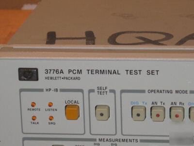 Hp 3776A pcm terminal test set options 8ZE tested