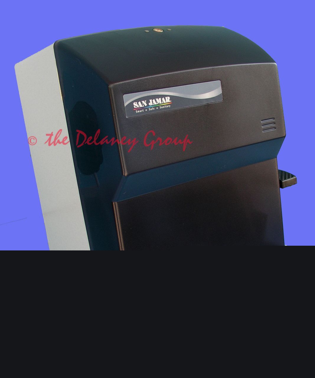 New 3 san jamar T1100TBK lever roll towel dispenser