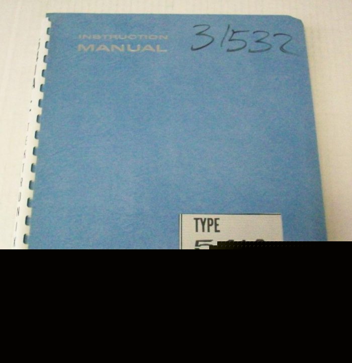 Tektronix 541A scope operating and service manual