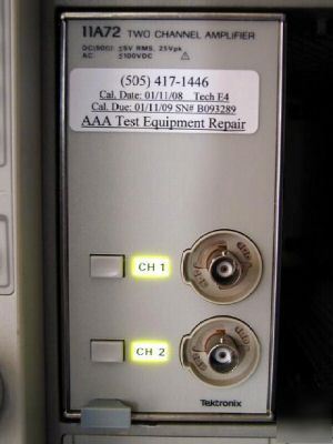 @ tektronix 11A72 two channel amplifier plug in @