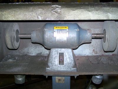 3/4 hp baldor pedestal buffer,dual end,polishing,buff