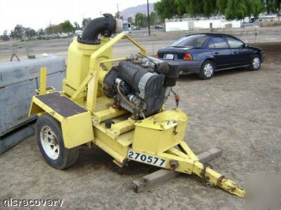 6 in. pump 33 hp diesel trailer mounted whacker PT6LT