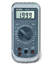 Extech 380224-nist heavy duty phase indicator/multimete
