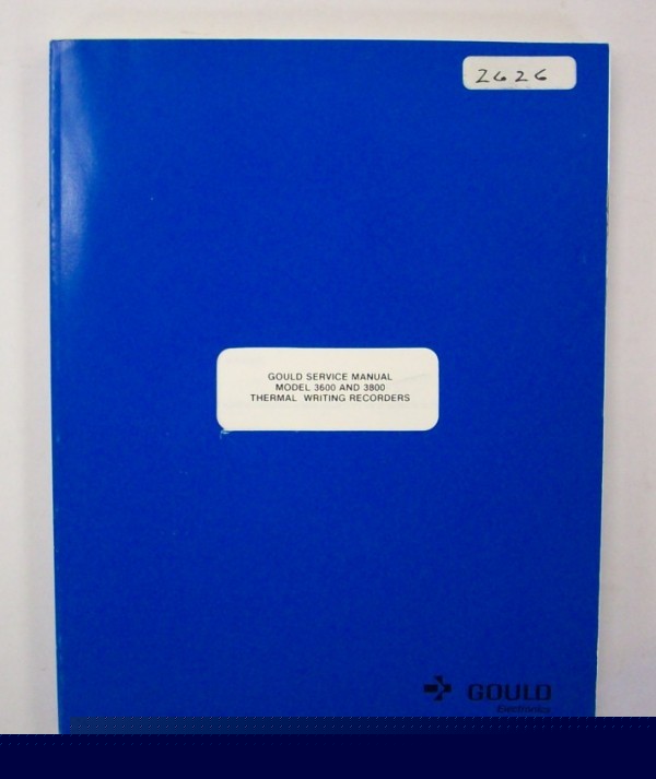 Gould model 3600 and 3800 service manual - $5 shipping 