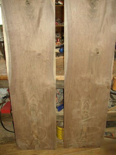 Huge bookmatched black walnut lumber,super 18