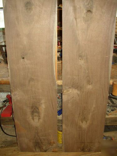 Huge bookmatched black walnut lumber,super 18