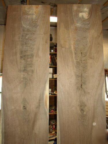 Huge bookmatched black walnut lumber,super 18