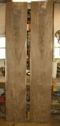 Huge bookmatched black walnut lumber,super 18