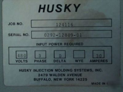 Huskey / gammaflux temperature controller w/transformer