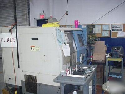 Hyundai hit-400G gang fanuc 21T 2AXIS cnc lathe (4217)