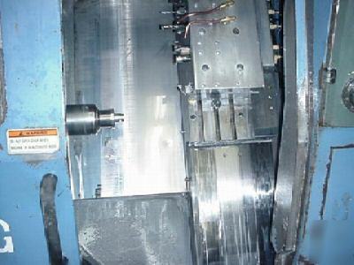 Hyundai hit-400G gang fanuc 21T 2AXIS cnc lathe (4217)