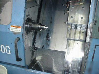 Hyundai hit-400G gang fanuc 21T 2AXIS cnc lathe (4217)