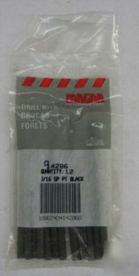 Magna 94286 drill bit 3/16 inch (12-pack)