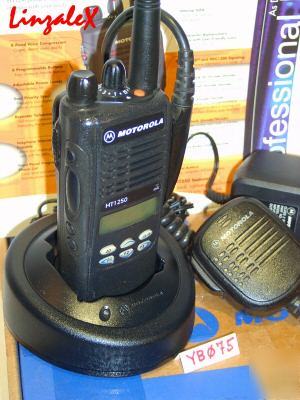 Motorola HT1250 vhf port radio 128 ch ltd keypad pkg 