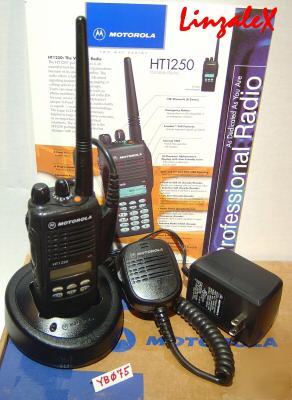 Motorola HT1250 vhf port radio 128 ch ltd keypad pkg 