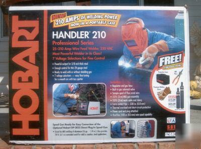 New hobart handler 210 mig professional series welder 