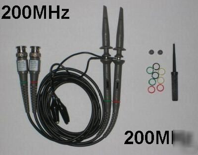 New two 200MHZ oscilloscope probes clips tektronix hp