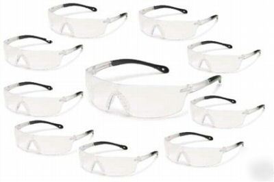Safety glasses clear lens starlight sq Z87.1+ 30 pairs