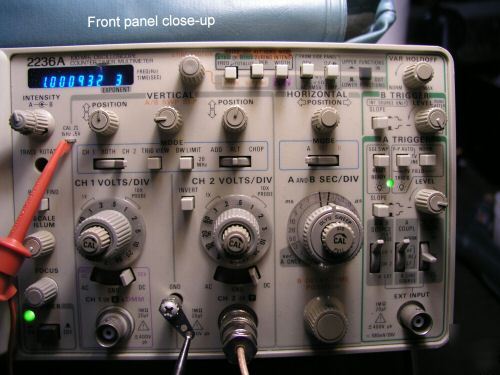 Tek 2236A 'scope, 100MHZ, 2-ch, counter, timer, dmm, 