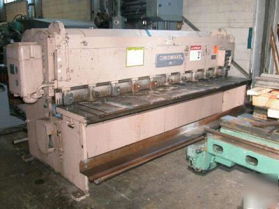 10' x 10 ga. cincinnati #1010 mechanical power shear