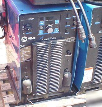 2004 miller auto axcess 450 mig welder inverter