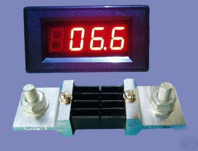 3-1/2 DC0-500A digital ampere meter with shunt
